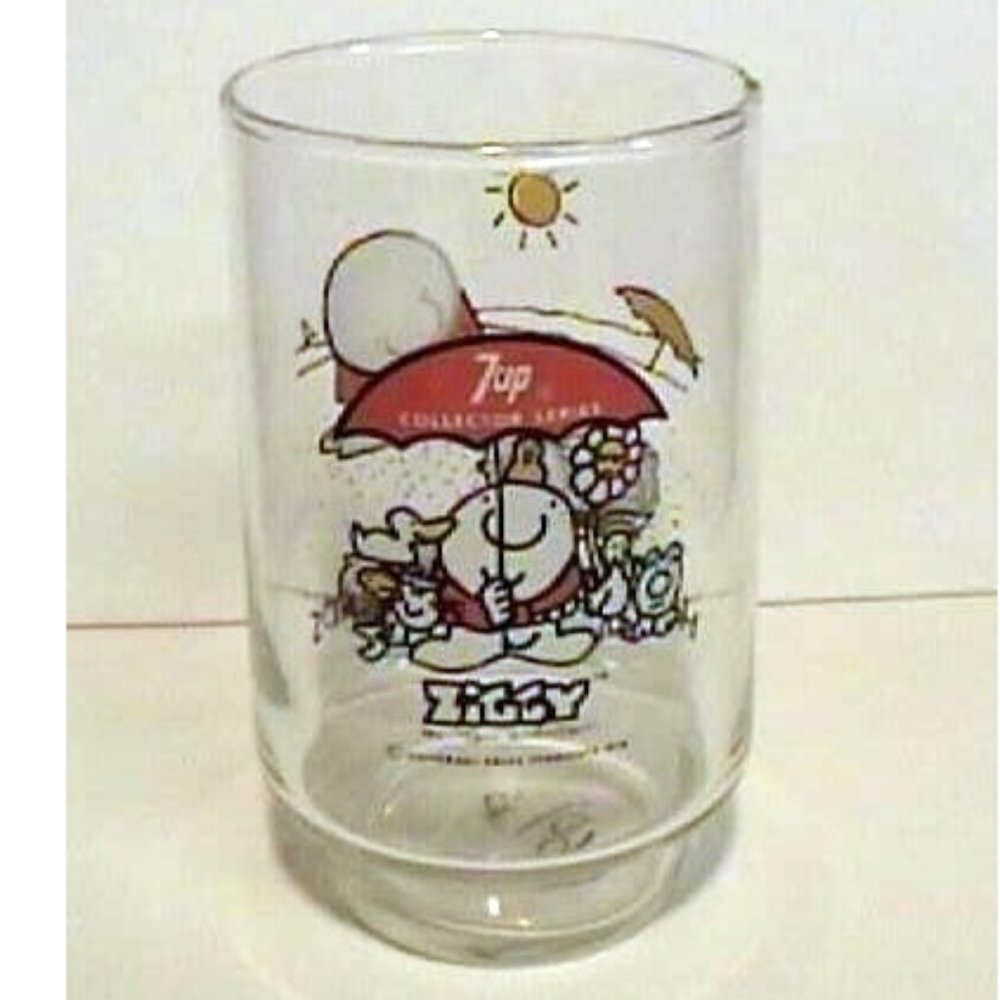 Ziggy Collector Series 7Up Glass Here’s To Good Friends 1976